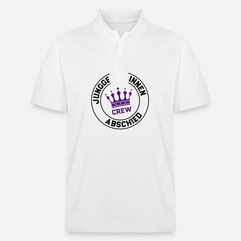 Junggesellinnenabschied Crew - Stanley/Stella Unisex Bio-Poloshirt PREPSTER - Weiß