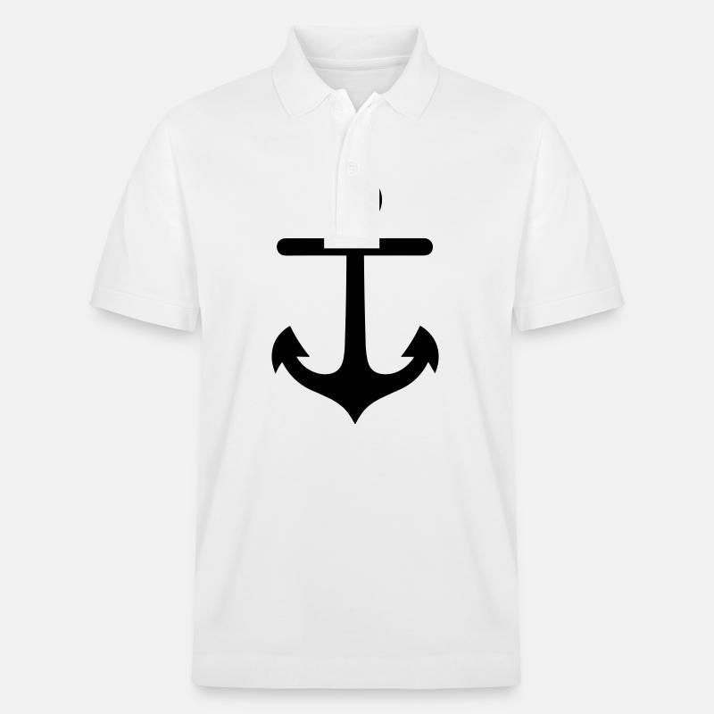 Anker - Stanley/Stella Unisex Bio-Poloshirt PREPSTER - Weiß