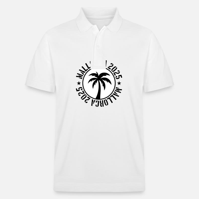 Majorque 2025 Cercle - Polo PREPSTER bio Stanley/Stella Unisexe - blanc