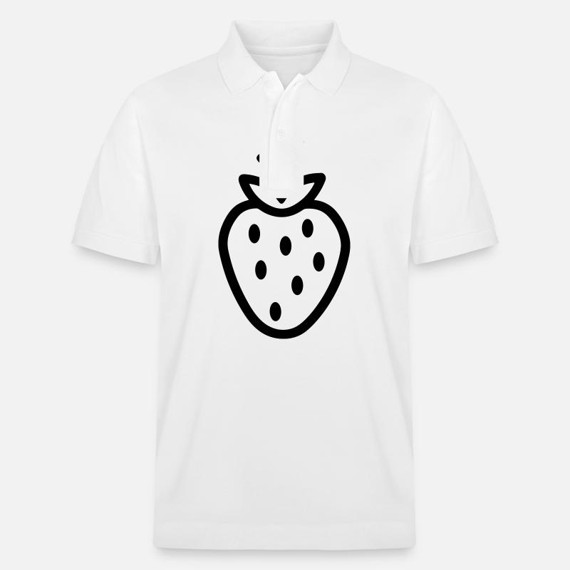 fraise - Polo PREPSTER bio Stanley/Stella Unisexe - blanc