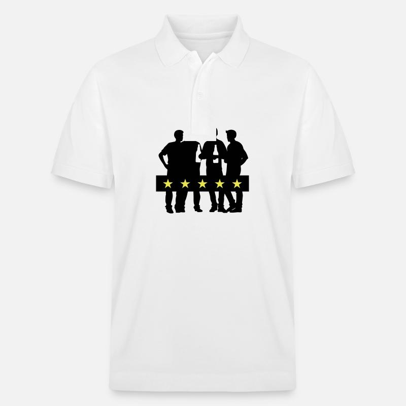 Enterrement de vie de garçon - Polo PREPSTER bio Stanley/Stella Unisexe - blanc