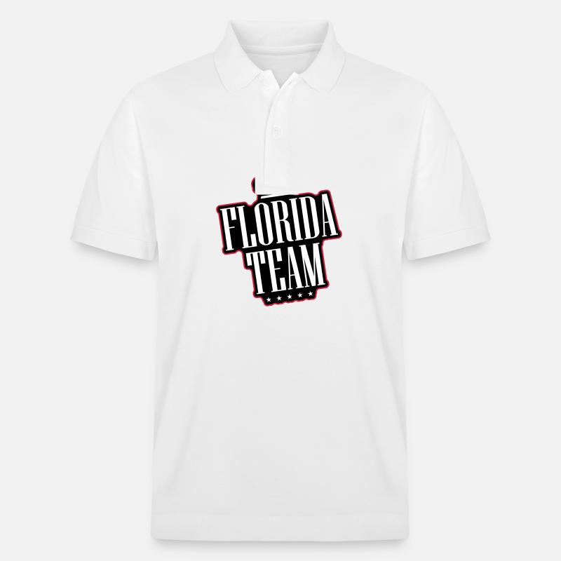 Équipe de Floride - Polo PREPSTER bio Stanley/Stella Unisexe - blanc