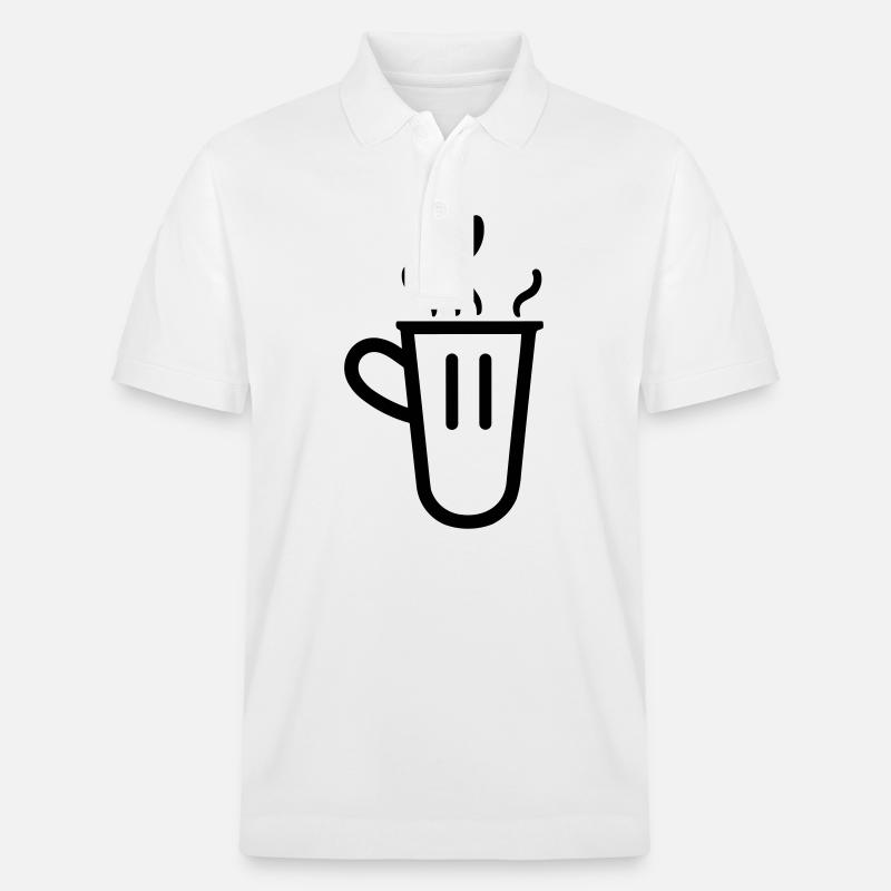 tasse de café - Polo PREPSTER bio Stanley/Stella Unisexe - blanc