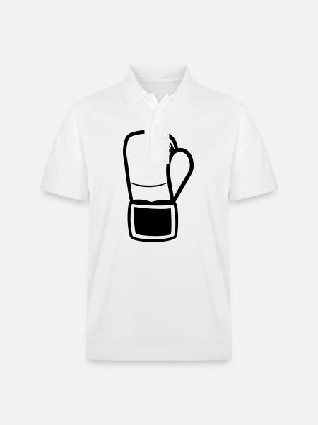 Boxhandschuh - Stanley/Stella Unisex Bio-Poloshirt PREPSTER - Weiß