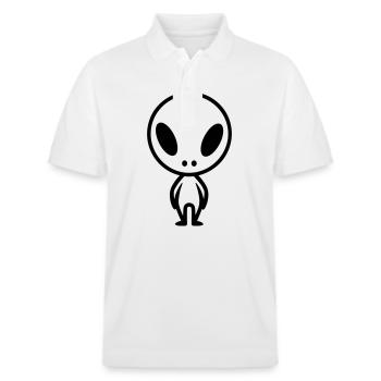 alien - Polo PREPSTER bio Stanley/Stella Unisexe - blanc - Devant - Roxy (174cm) & Andy (188cm)