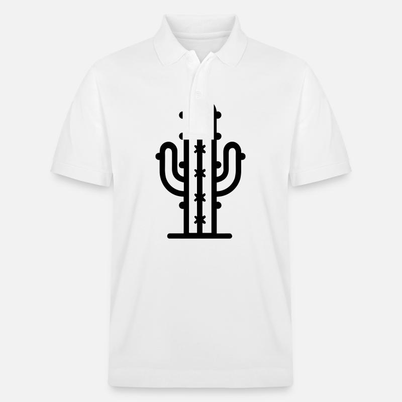Kaktus - Stanley/Stella Unisex Bio-Poloshirt PREPSTER - Weiß