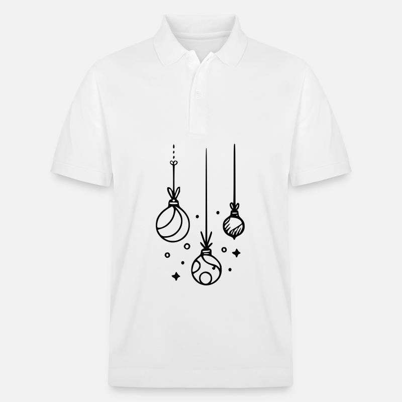 Christbaumkugeln - Stanley/Stella Unisex Bio-Poloshirt PREPSTER - Weiß
