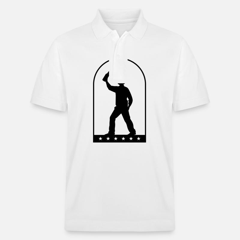 Trinken Flasche Bier - Stanley/Stella Unisex Bio-Poloshirt PREPSTER - Weiß