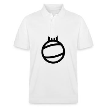 Christmas Ball - Stanley/Stella Unisex Organic Polo Shirt PREPSTER - white - Front - Roxy (174cm) & Andy (188cm)