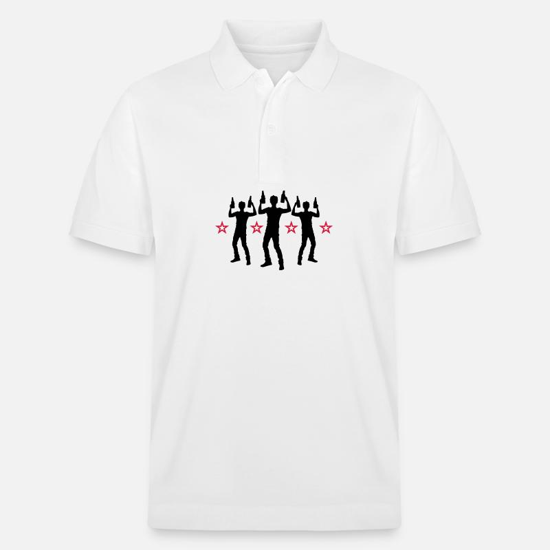 Groupe de groupe d’équipage - Polo PREPSTER bio Stanley/Stella Unisexe - blanc