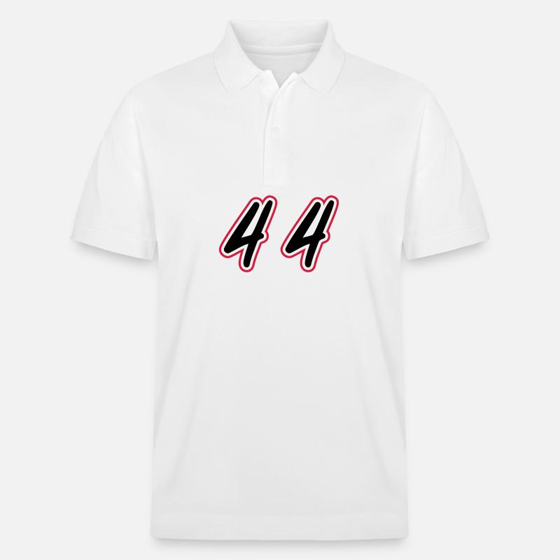 44 Symbole numérique - Polo PREPSTER bio Stanley/Stella Unisexe - blanc