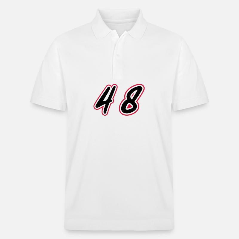 48 Symbole numérique - Polo PREPSTER bio Stanley/Stella Unisexe - blanc