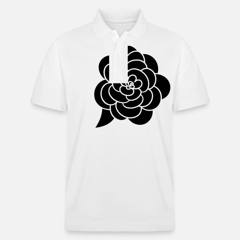 Blume - Stanley/Stella Unisex Bio-Poloshirt PREPSTER - Weiß