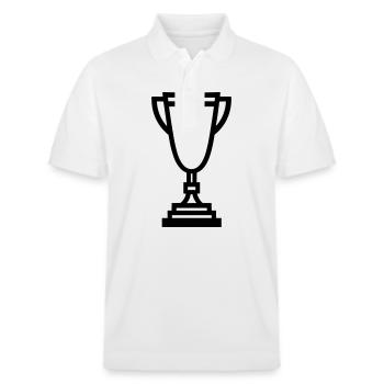 trophée - Polo PREPSTER bio Stanley/Stella Unisexe - blanc - Devant - Roxy (174cm) & Andy (188cm)