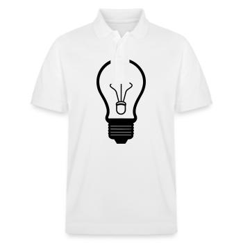 Blase - Stanley/Stella Unisex Bio-Poloshirt PREPSTER - Weiß - Vorne - Roxy (174cm) & Andy (188cm)