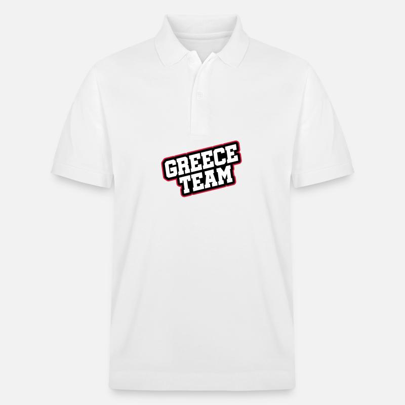 Équipe Grèce - Polo PREPSTER bio Stanley/Stella Unisexe - blanc