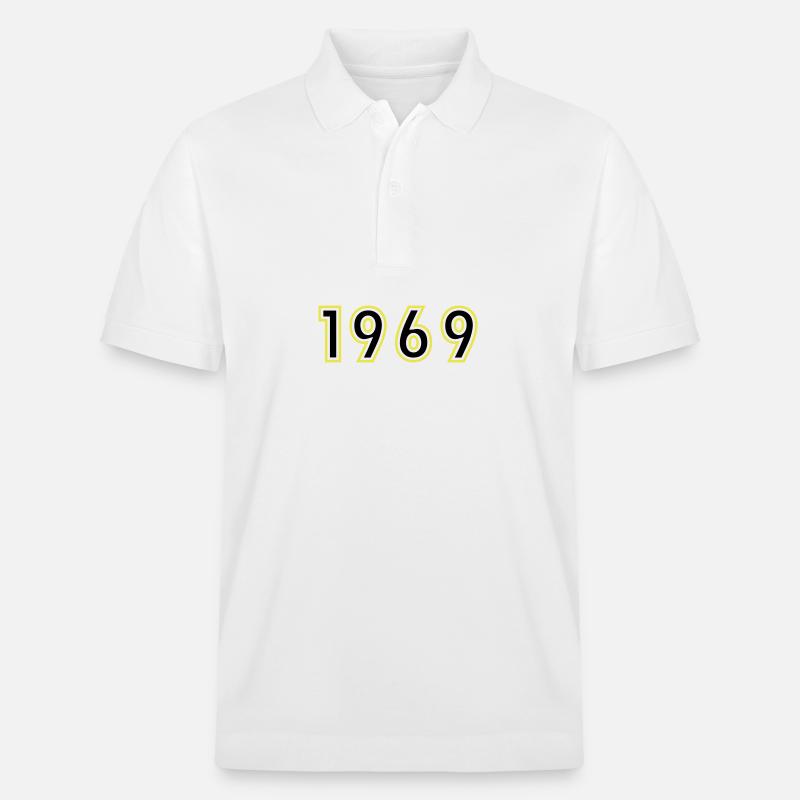 1969 Année Anniversaire - Polo PREPSTER bio Stanley/Stella Unisexe - blanc