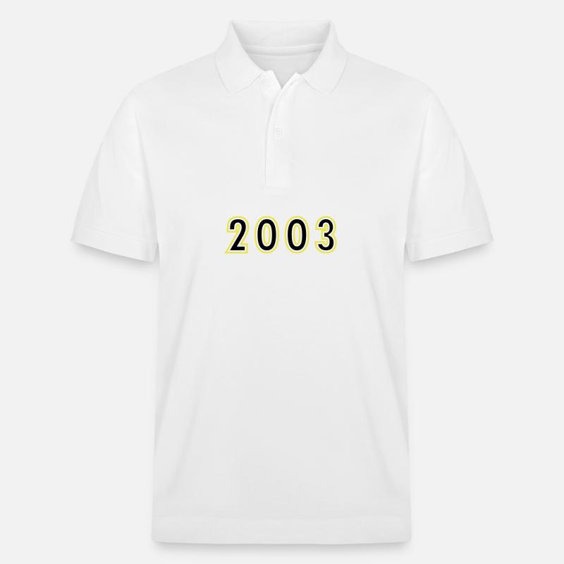 2003 Année Anniversaire - Polo PREPSTER bio Stanley/Stella Unisexe - blanc