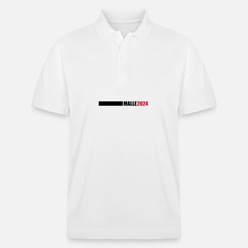 Malle 2024 Majorque - Polo PREPSTER bio Stanley/Stella Unisexe - blanc
