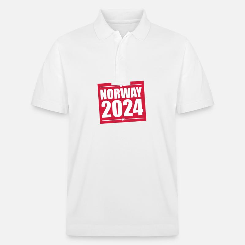 Norvège 2024 - Polo PREPSTER bio Stanley/Stella Unisexe - blanc