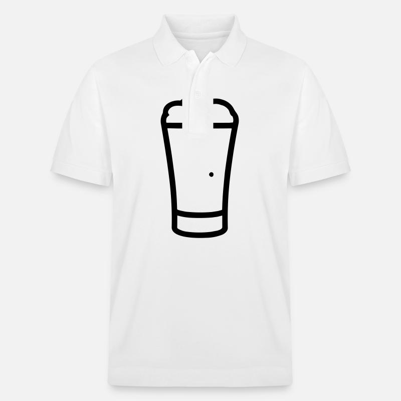Bier - Stanley/Stella Unisex Bio-Poloshirt PREPSTER - Weiß