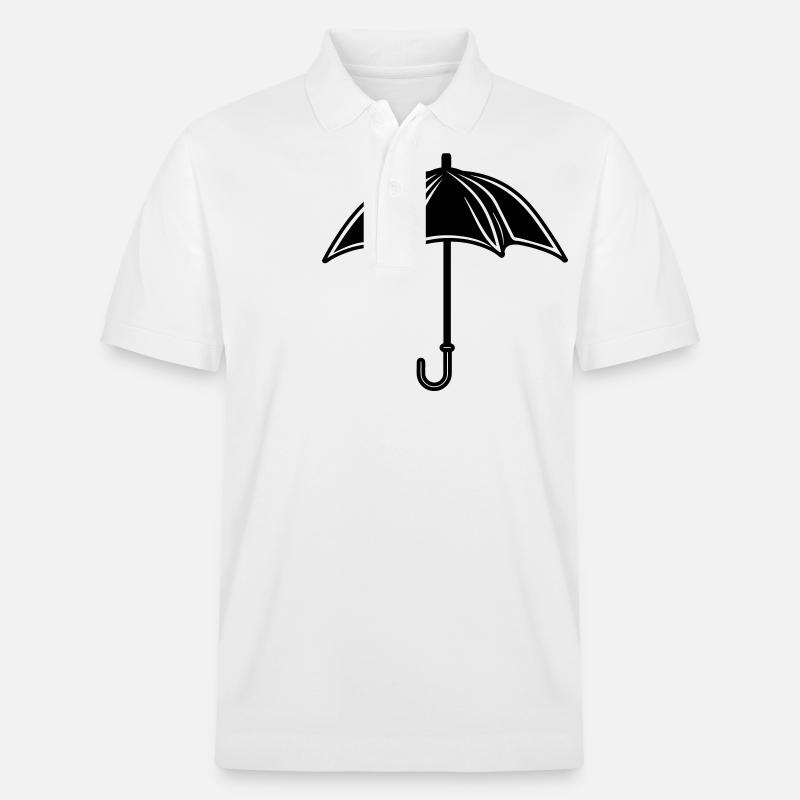 Regenschirm - Stanley/Stella Unisex Bio-Poloshirt PREPSTER - Weiß