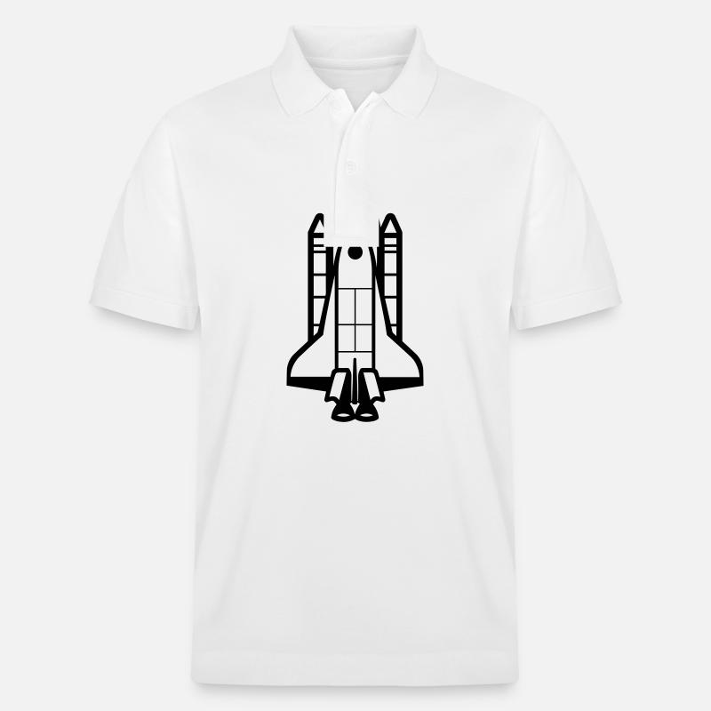 Rakete - Stanley/Stella Unisex Bio-Poloshirt PREPSTER - Weiß