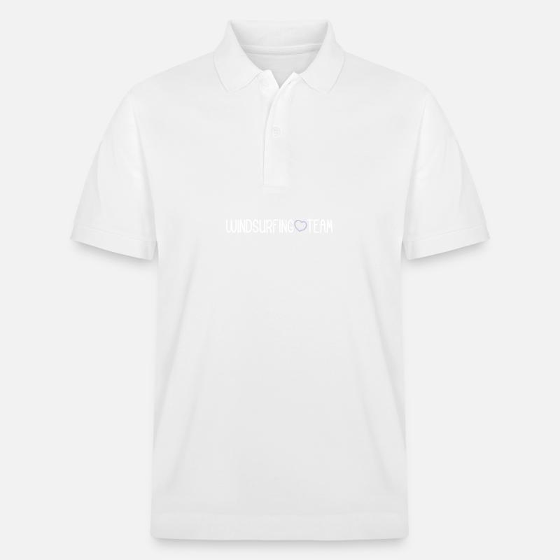 Équipe de planche à voile - Polo PREPSTER bio Stanley/Stella Unisexe - blanc