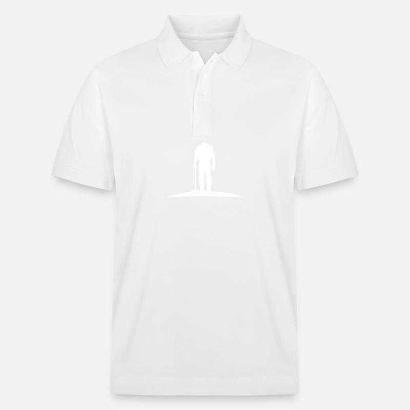 Silhouette d’agriculteur - Polo PREPSTER bio Stanley/Stella Unisexe - blanc