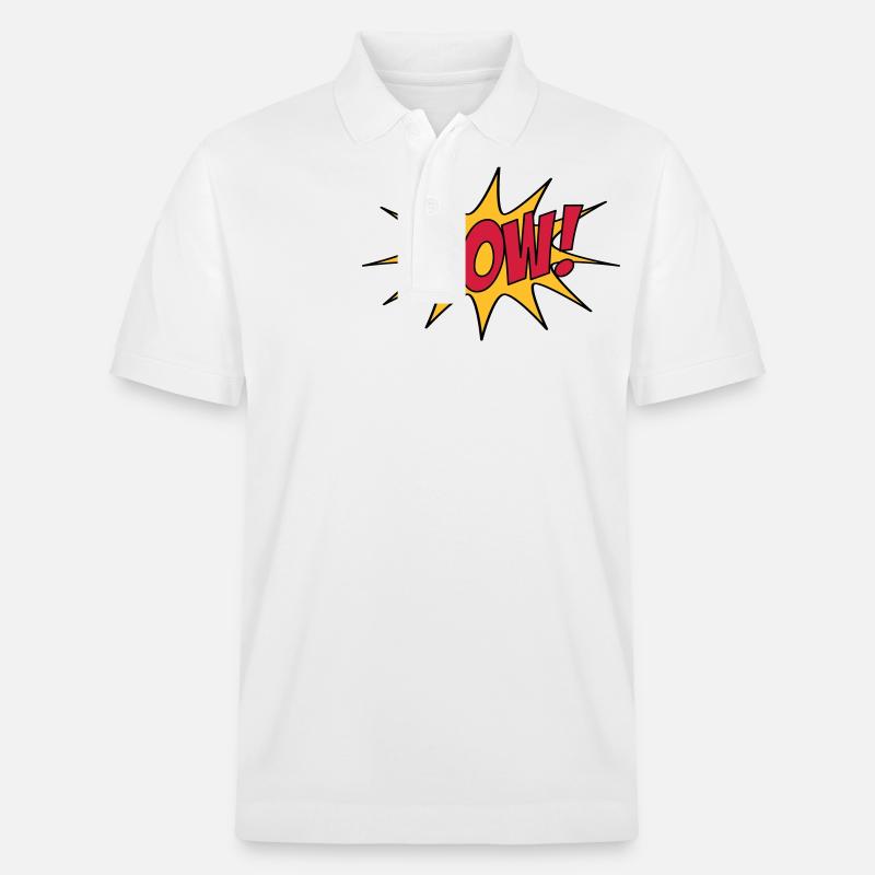 WOW! - Stanley/Stella Unisex Bio-Poloshirt PREPSTER - Weiß