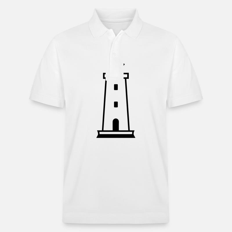 Leuchtturm - Stanley/Stella Unisex Bio-Poloshirt PREPSTER - Weiß