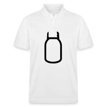 bottle - Stanley/Stella Unisex Organic Polo Shirt PREPSTER - white - Front - Roxy (174cm) & Andy (188cm)