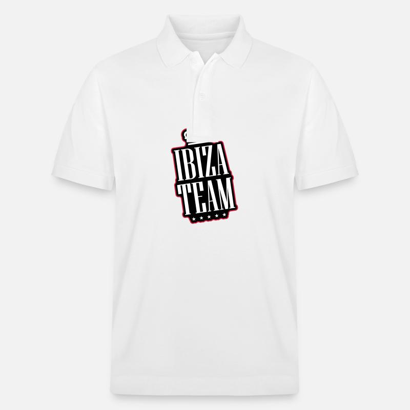 Équipe d’Ibiza - Polo PREPSTER bio Stanley/Stella Unisexe - blanc