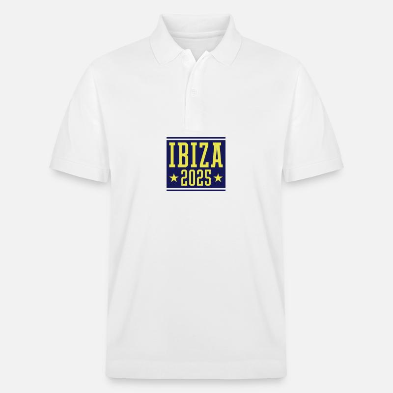 Ibiza 2025 - Stanley/Stella Unisex Bio-Poloshirt PREPSTER - Weiß