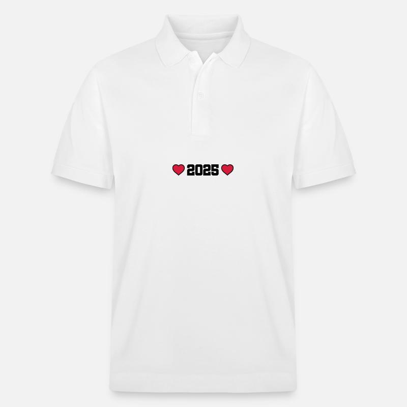 Année du cœur 2025 - Polo PREPSTER bio Stanley/Stella Unisexe - blanc
