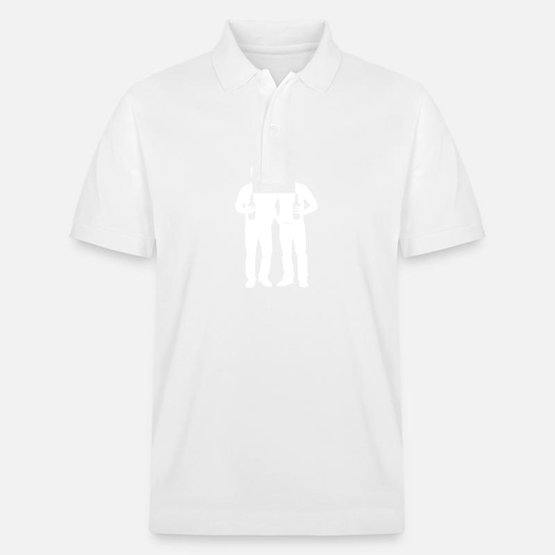 Junggesellenabschied Party Crew - Stanley/Stella Unisex Bio-Poloshirt PREPSTER - Weiß