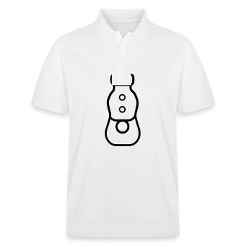 Flasche - Stanley/Stella Unisex Bio-Poloshirt PREPSTER - Weiß - Vorne - Roxy (174cm) & Andy (188cm)