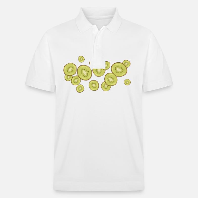 Der Duft der Kiwis - Stanley/Stella Unisex Bio-Poloshirt PREPSTER - Weiß