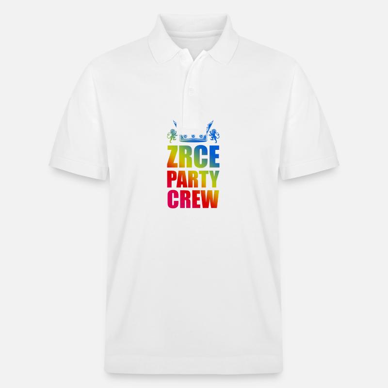 Zrce Party Crew Spruch - Stanley/Stella Unisex Bio-Poloshirt PREPSTER - Weiß