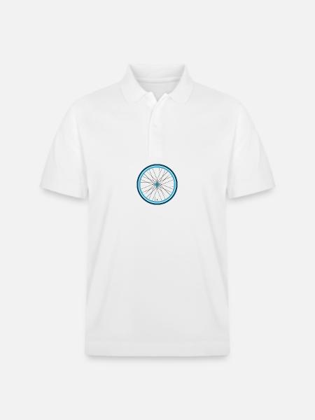 Fahrrad - Stanley/Stella Unisex Bio-Poloshirt PREPSTER - Weiß