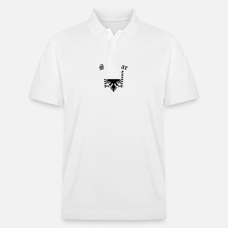 Shqiptar - Stanley/Stella Unisex Bio-Poloshirt PREPSTER - Weiß