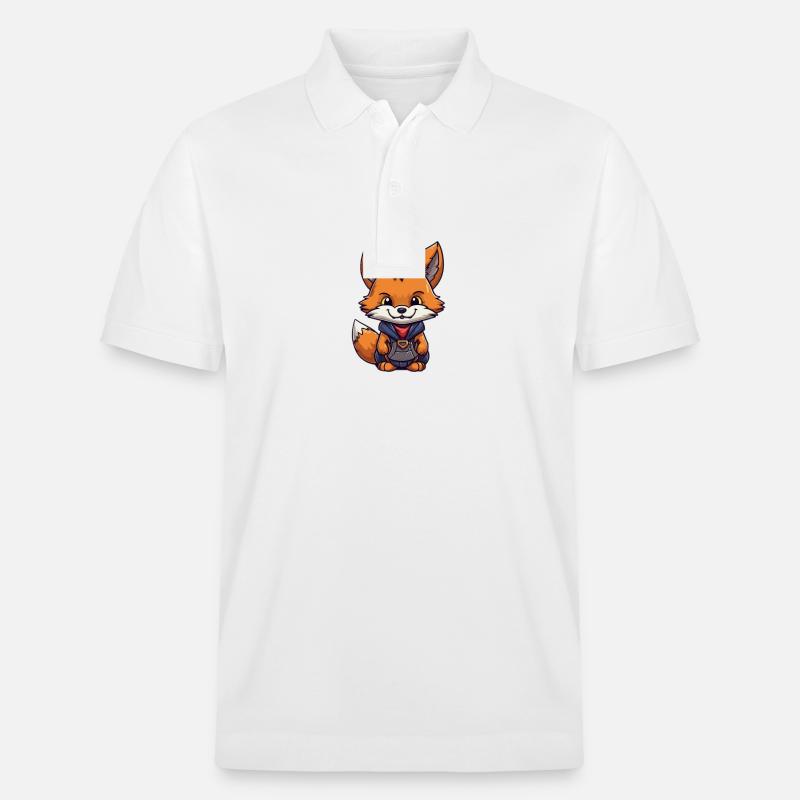 fieser fuchs - Stanley/Stella Unisex Bio-Poloshirt PREPSTER - Weiß