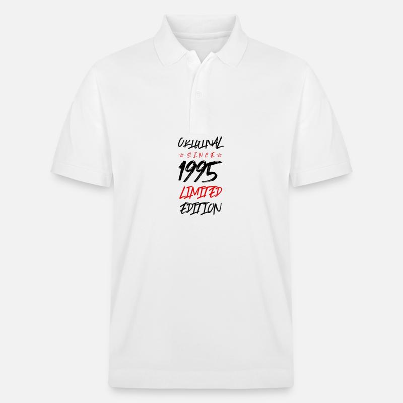 1995 Édition limitée - Polo PREPSTER bio Stanley/Stella Unisexe - blanc