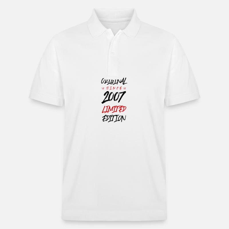 2007 limited edition - Stanley/Stella Unisex Bio-Poloshirt PREPSTER - Weiß