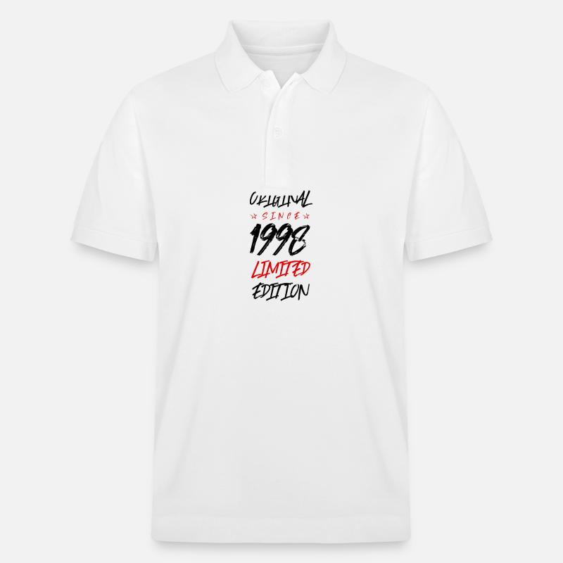1998 Édition limitée - Polo PREPSTER bio Stanley/Stella Unisexe - blanc
