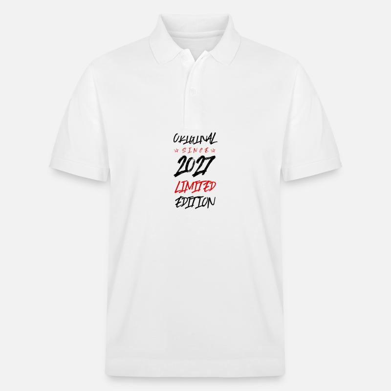 2027 limited edition - Stanley/Stella Unisex Bio-Poloshirt PREPSTER - Weiß