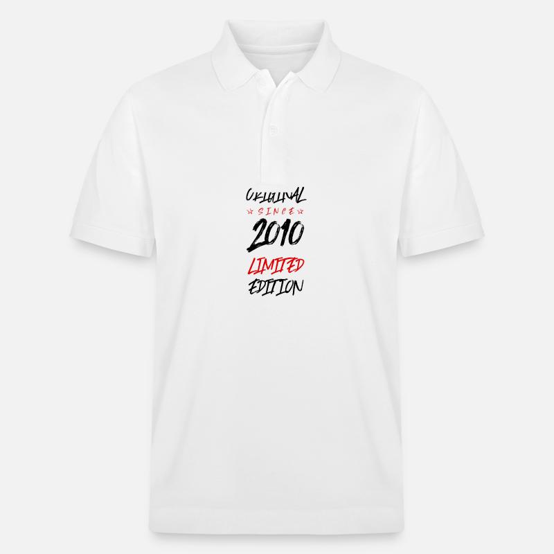 2010 limited edition - Stanley/Stella Unisex Bio-Poloshirt PREPSTER - Weiß