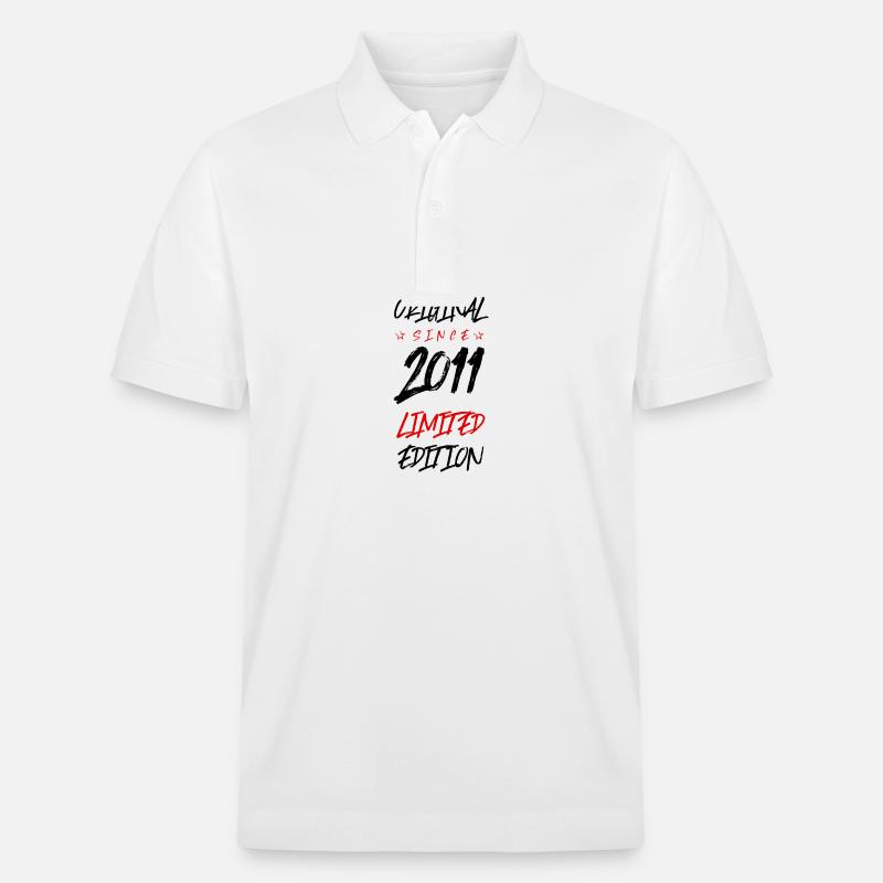 2011 limited edition - Stanley/Stella Unisex Bio-Poloshirt PREPSTER - Weiß
