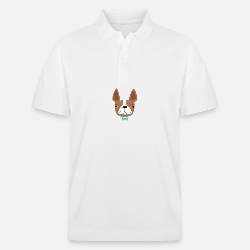 Hund - Stanley/Stella Unisex Bio-Poloshirt PREPSTER - Weiß
