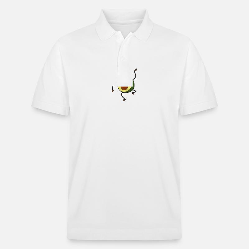 Danses d’avocats joyeuses - Polo PREPSTER bio Stanley/Stella Unisexe - blanc